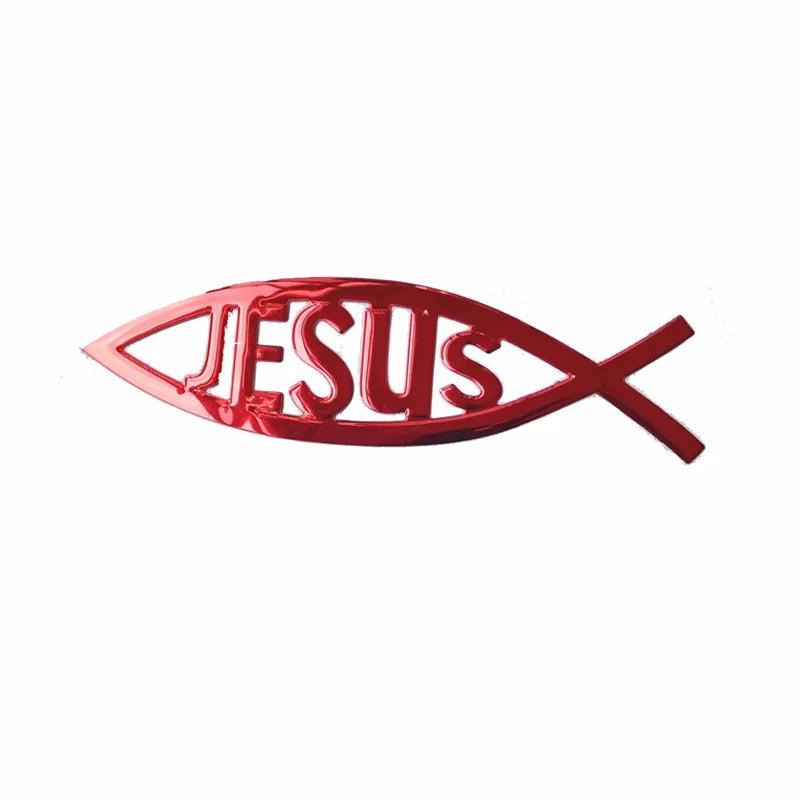 autocollant-jesus-ichtus