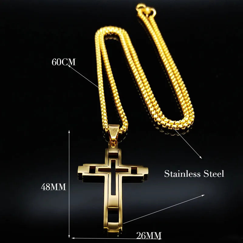 collier croix homme caracteristiques