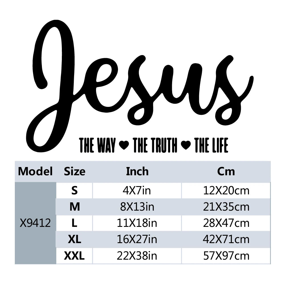 Jesus the way the truth the life autocollant chretien