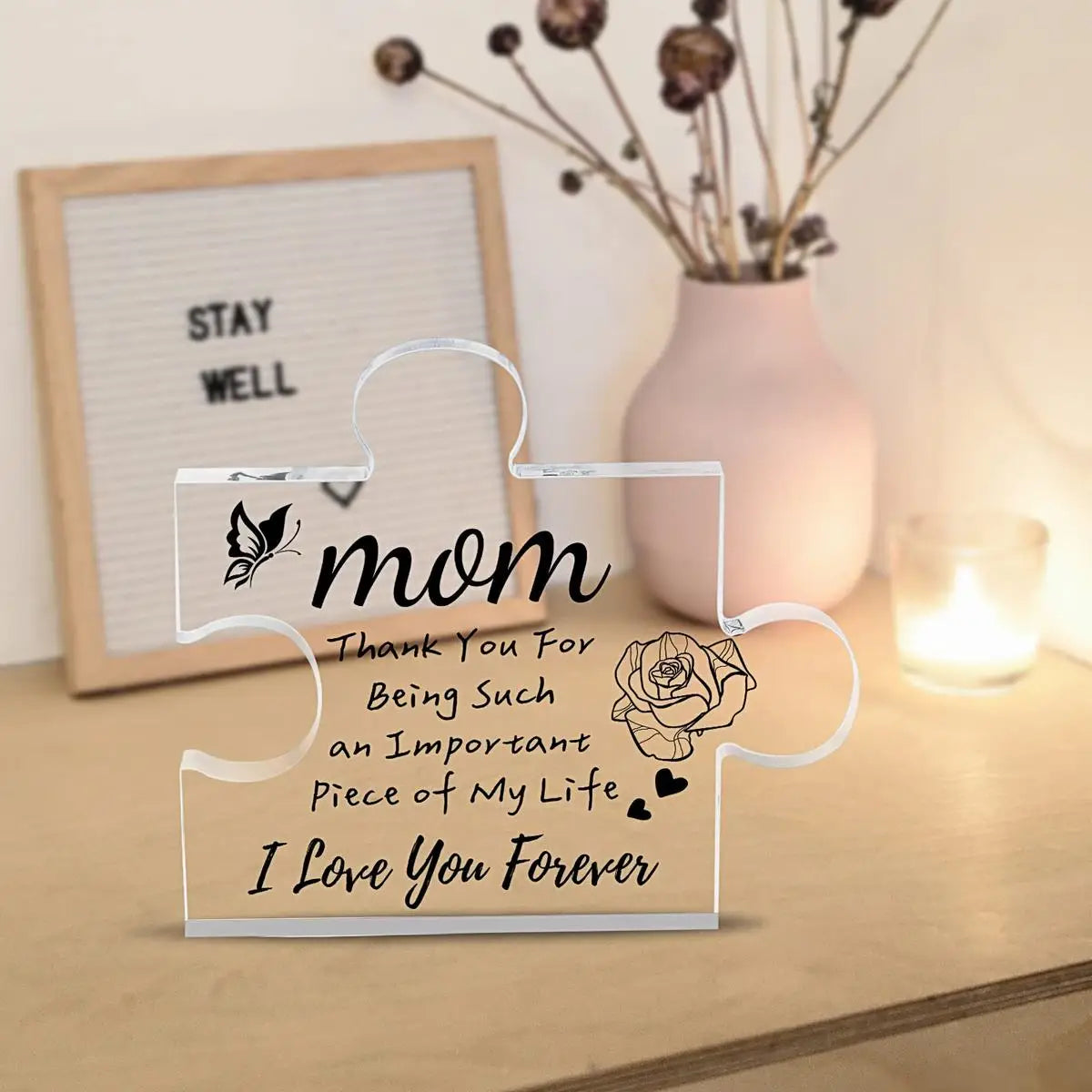 cadeau pour maman je t'aime merci